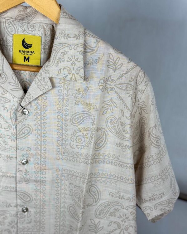 “OLD SCHOOL” Opaque Casual Shirt - Image 3