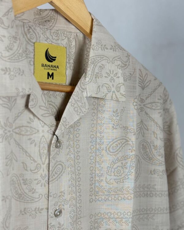 “OLD SCHOOL” Opaque Casual Shirt - Image 4